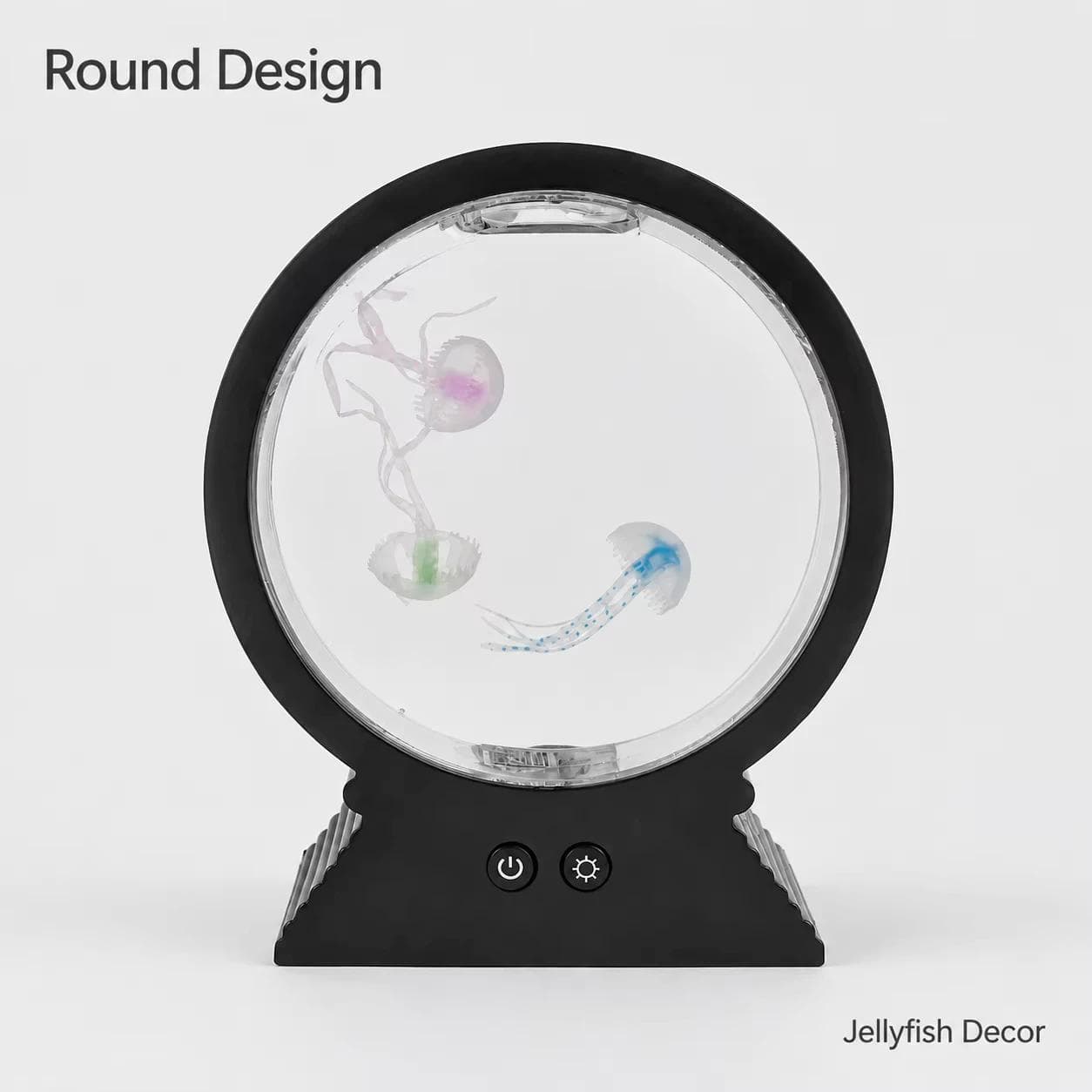 MX-5013M round LED jellyfish mood light product view on a clean background
