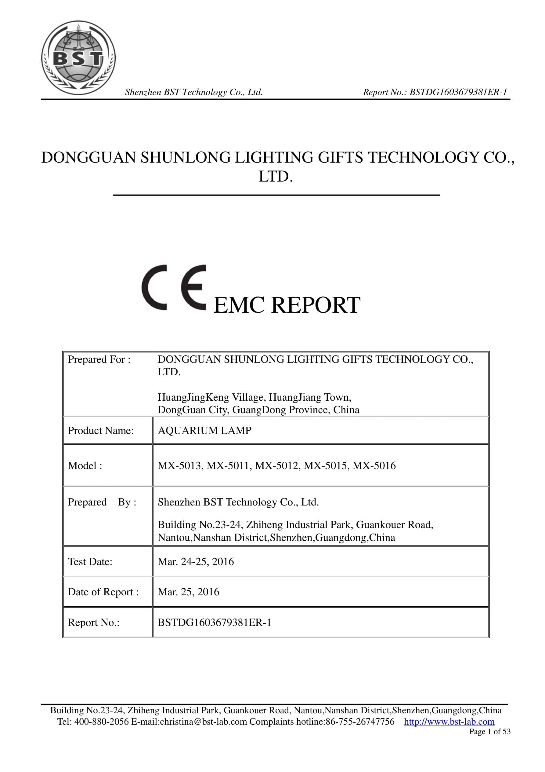 MX-5011 CE certificate key page preview