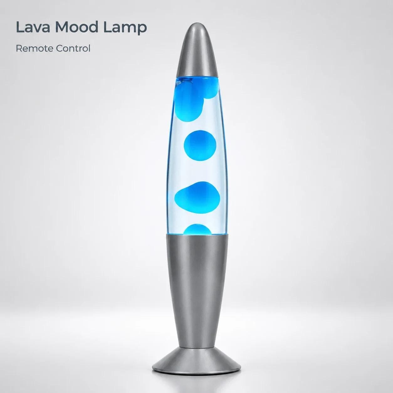 MX-3011L 14 inch LED color changing lava lamp showing flowing lava effect for room decor
