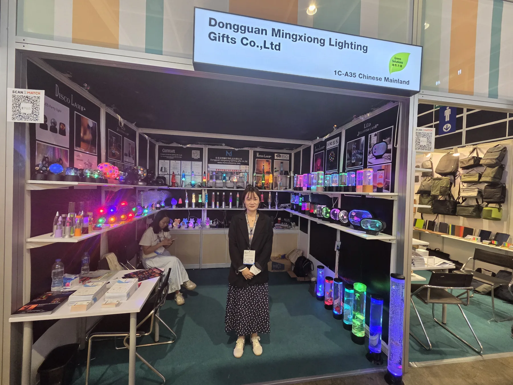 Mingxiong Lighting booth 1C-A35 at the 2026 HKTDC Hong Kong Gifts and Premium Fair