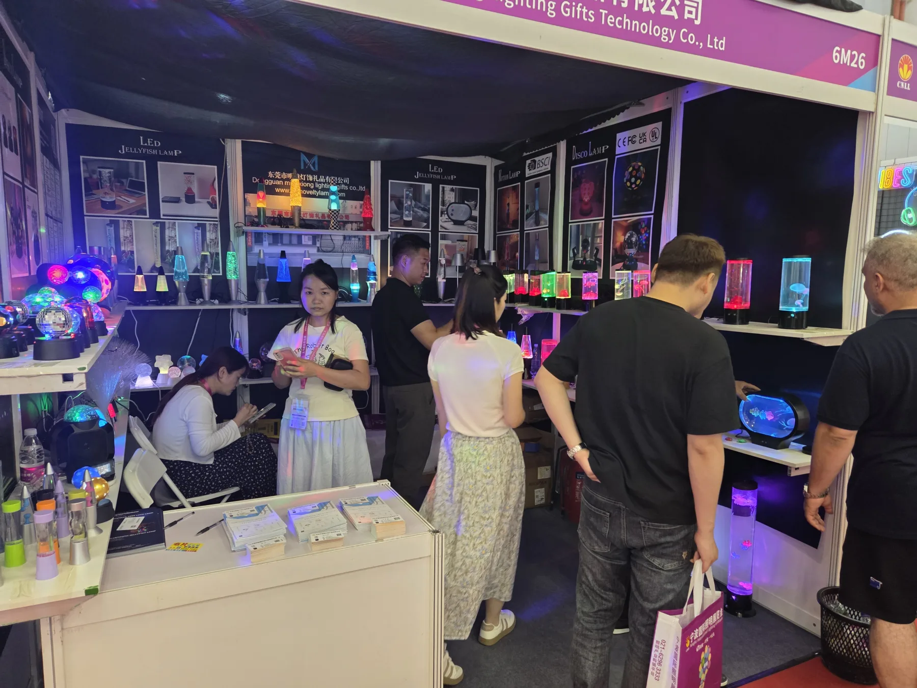 Mingxiong Lighting booth 6M26 at the 2026 Ningbo International Lighting Exhibition